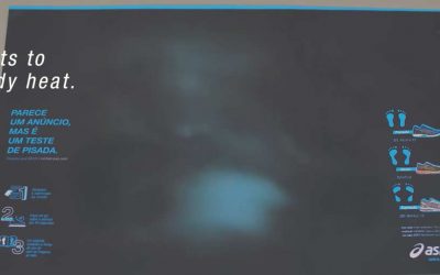 Screenshot vom Spot der Asics-Anzeige. Was können Sie von dieser Anzeige für Ihren Messestand lernen?