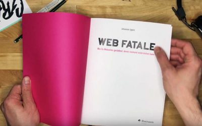 Der Designer Johannes Ippen erklärt in Web Fatale (2016) mögliche Wege, wie man Nutzer und potentielle Kunden mit eigenen Internetpräsenzen überzeugt.