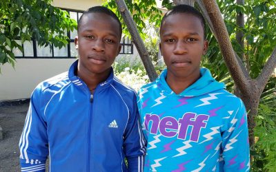 Weihnachten mit unseren Patenkindern Goodluck und Godlisten