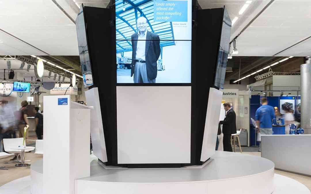 Auf der Hannover Messe Industrie in der WIKA-Lounge